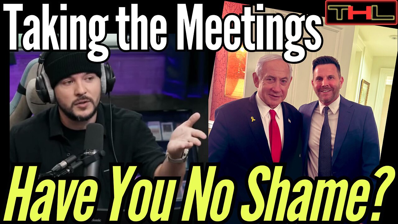 Tim Pool & Dave Rubin Not-So-Secret Meetings w War Criminal Netanyahu & why it's WORSE than w Biden