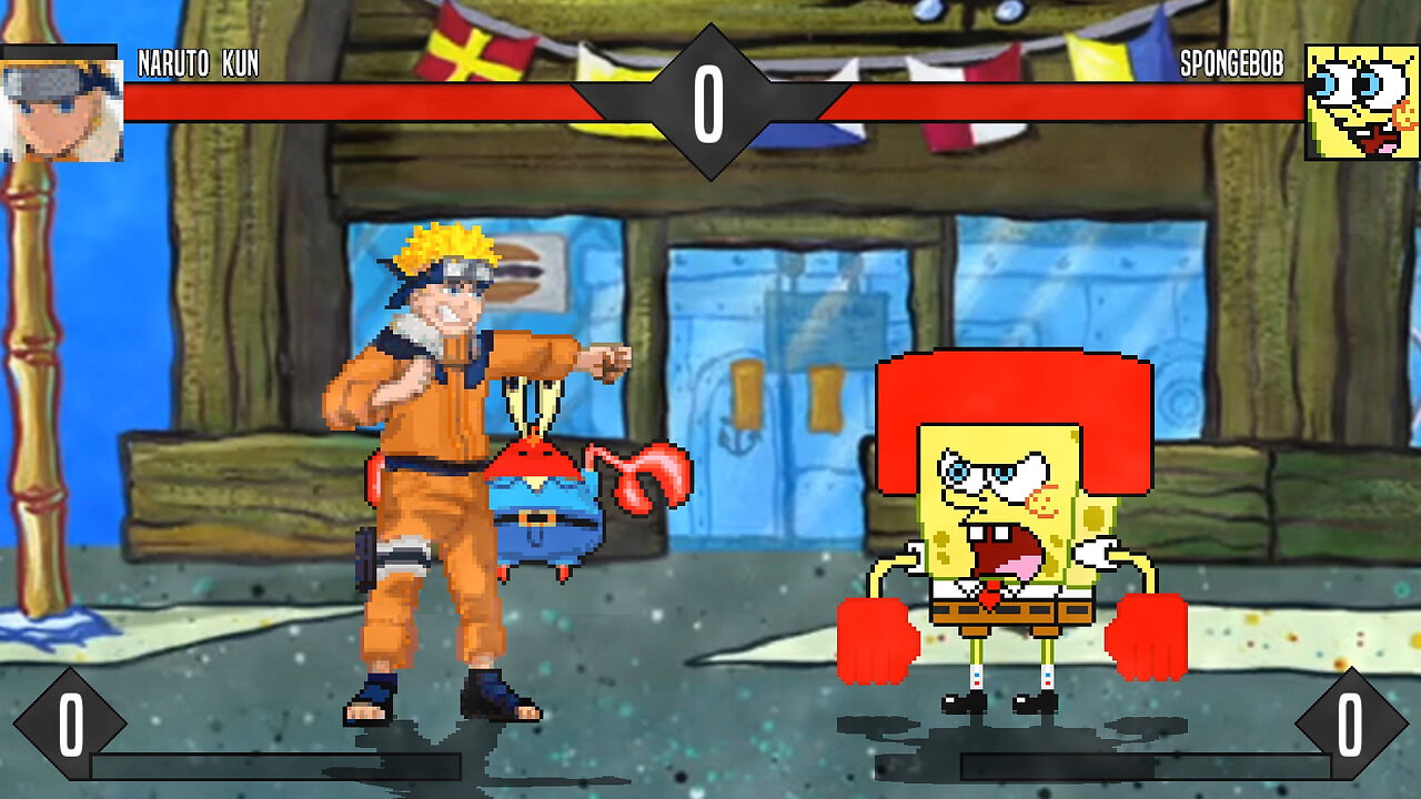 MUGEN - NARUTO KUN vs. Spongebob - Download