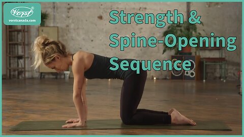 5 Minute Beginner Yoga for Strength & Spine Opening | Simple Stretch Flow