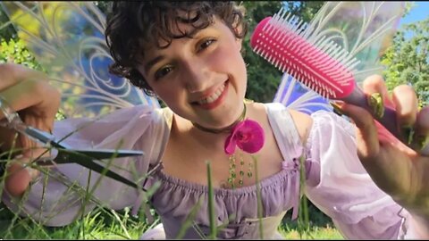 ASMR | Garden Fairy Trims Your Hair