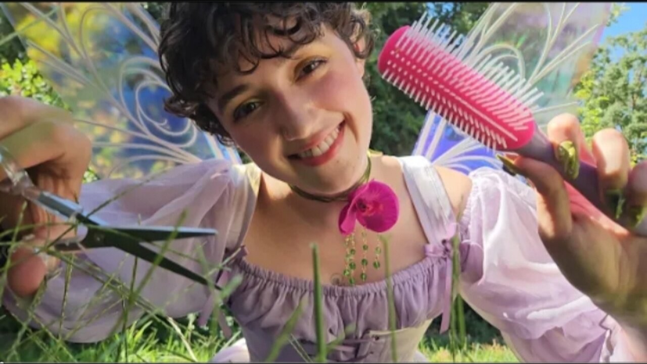 ASMR | Garden Fairy Trims Your Hair