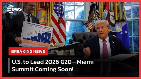 Trump Announces U.S. to Host 2026 G20 Summit in Miami | Major Global Event Coming Soon