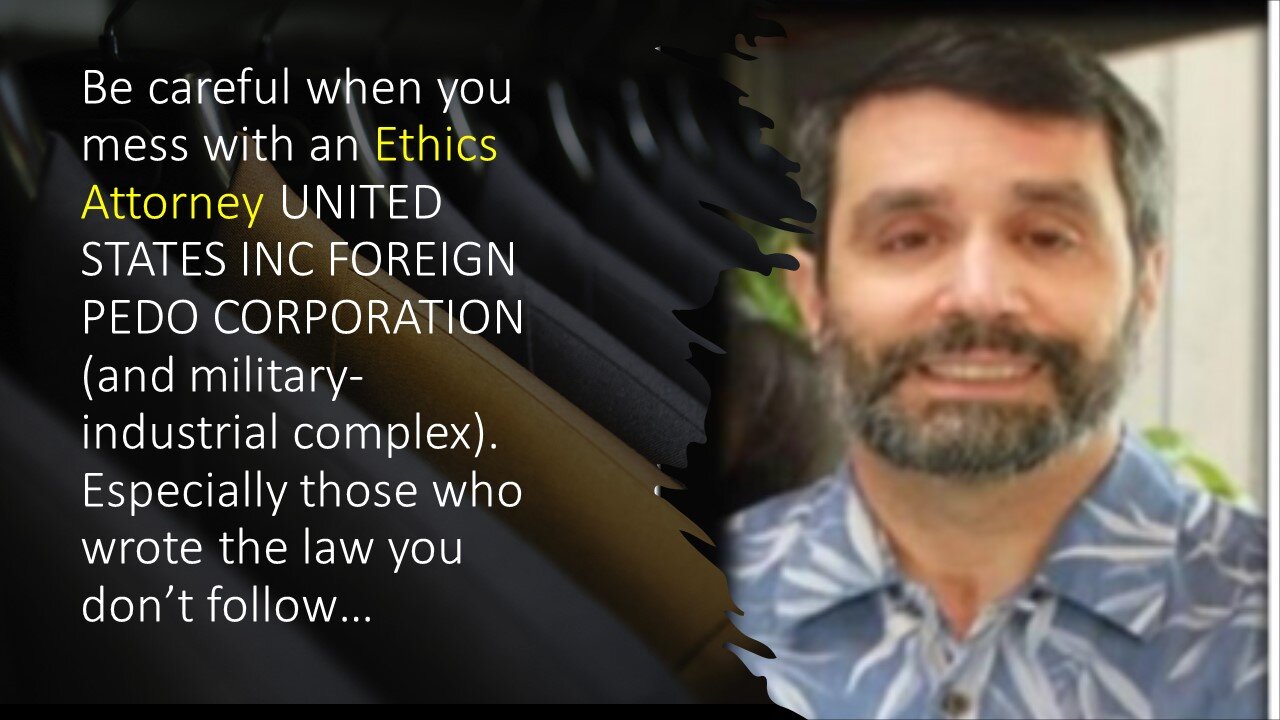 GIVE HIM HIS WEAPONS- How can the USA get their attorneys to represent them when we are suing them!