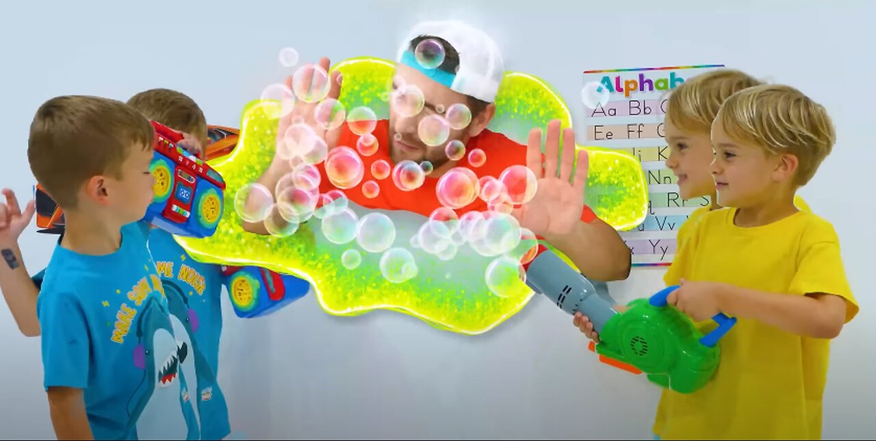 Chris Jumping through the wall - Funny kids stories