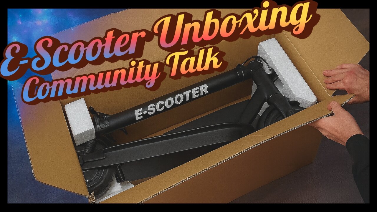 🎁 E-Scooter UNBOXING + Live Talk – Hype oder Flop? 🤔 #EScooter #Unboxing #CommunityTalk