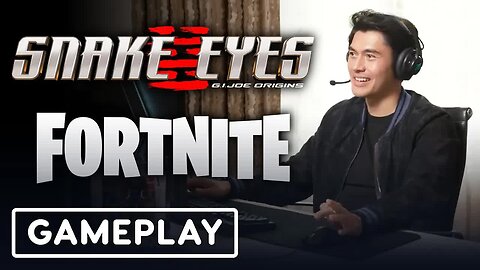 Snake Eyes Star Henry Golding Plays as Snake Eyes in Fortnite