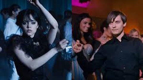 Wednesday’s Spider-Man Dance Vibes! 💃🕷️ #CrossoverGoals