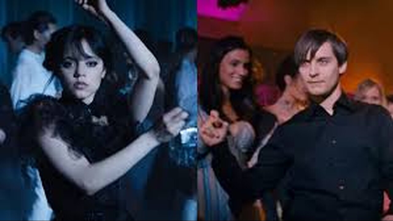 Wednesday’s Spider-Man Dance Vibes! 💃🕷️ #CrossoverGoals