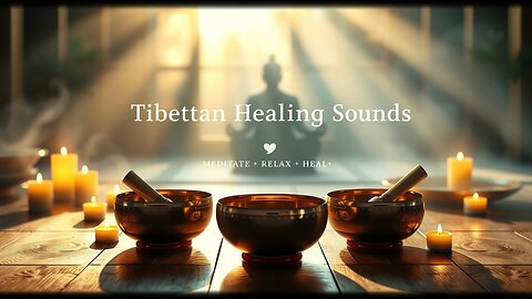 Tibetan Healing Sounds - Tibetan Singing Bowls [Meditate, Relax, Heal] 🕉️🎶#1307