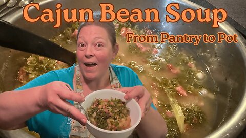 Cajun Ham & Bean Soup with Kale | Instant Pot Magic for a Hearty, No-Waste Meal!