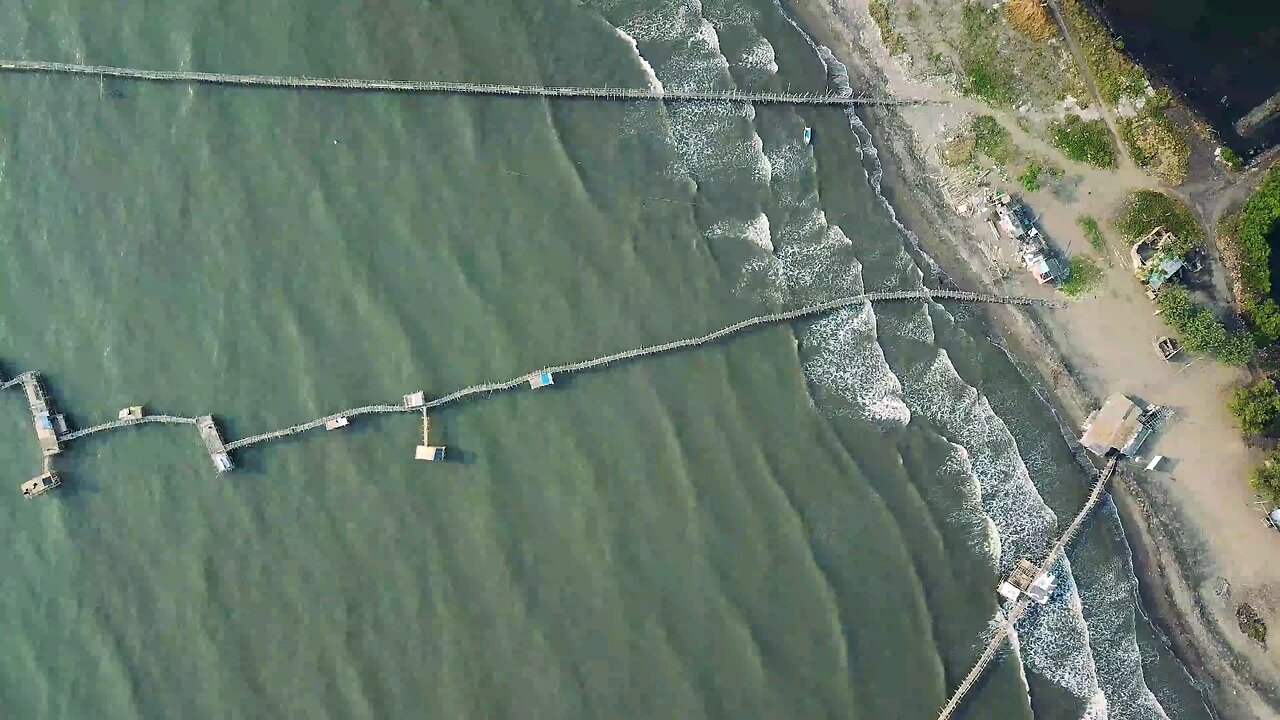 Aerial View Of A Beach