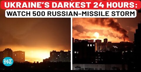 Putin's Biggest Revenge: 500 Russian Missiles Rain Down in 24 Hours, Ukraine Burns as US Freezes Aid