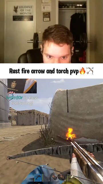 Rust fire arrow and torch pvp