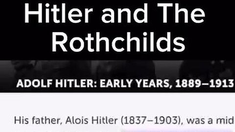 The true identity of Adolf Hitler and the name changers!