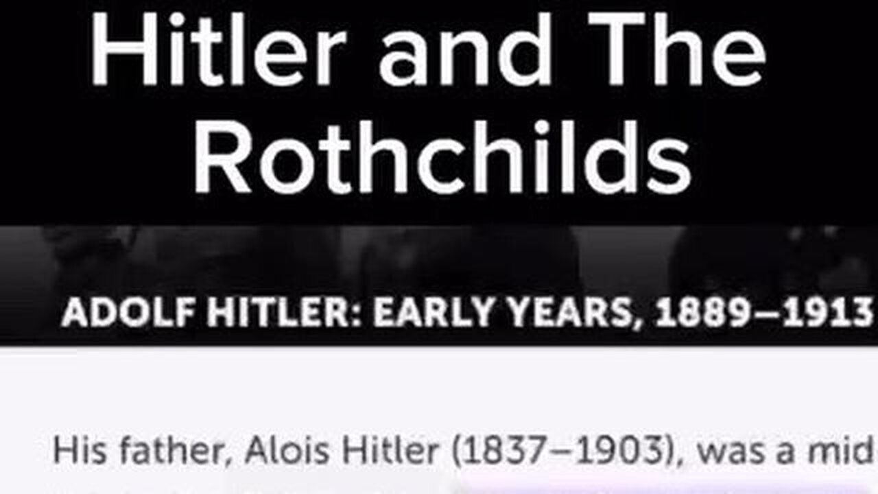The true identity of Adolf Hitler and the name changers!