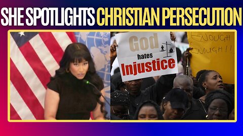 Nicki Minaj Speaks before the United Nations | Addresses Christian Persecution in Nigeria
