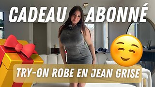 TRY-ON HAUL #11 | ROBE EN JEAN GRISE ☺️