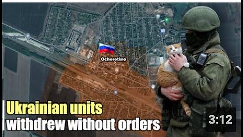 "Russian Soldiers Establish Presence in Ocheretino by Planting Flag at Centre"