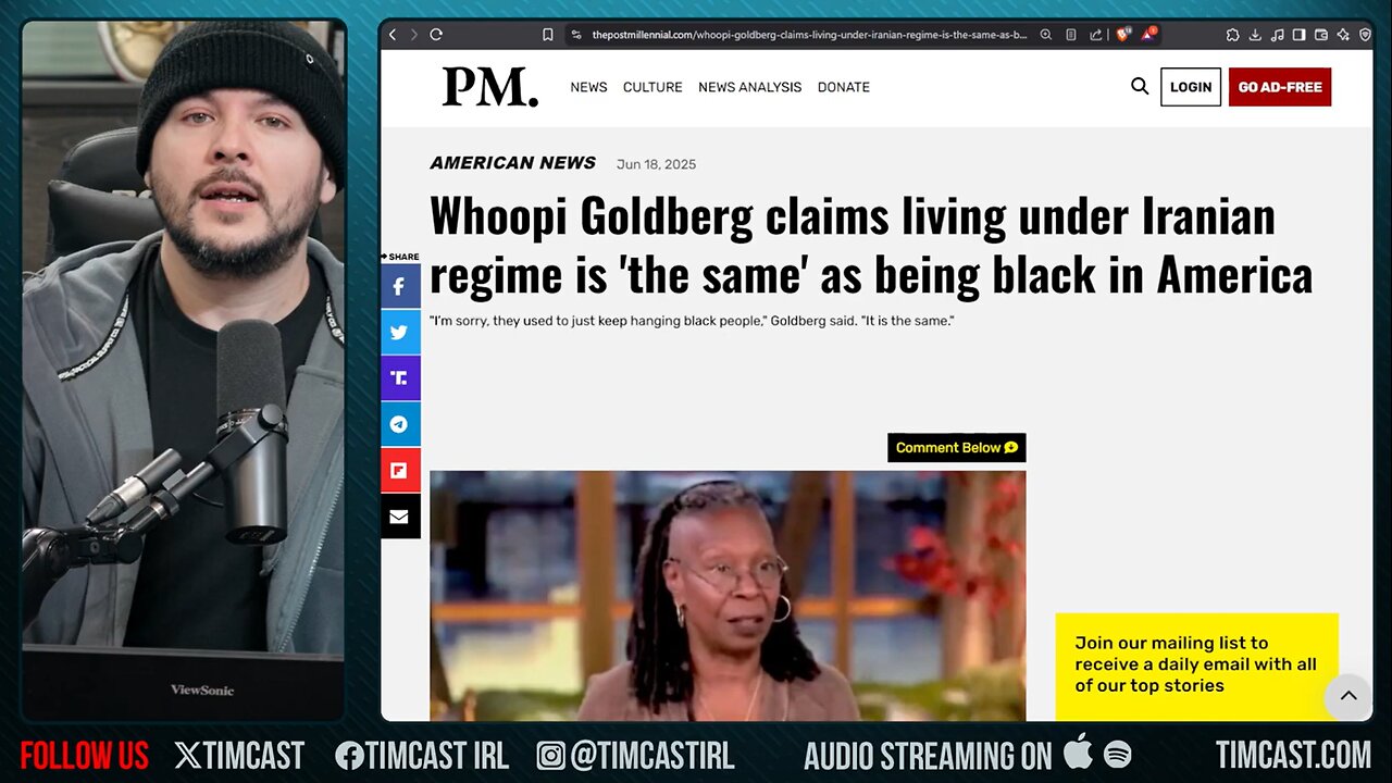 The View Says BEING BLACK As Bad As Living In IRAN As A Woman In HILARIOUS Unhinged Victim Olympics