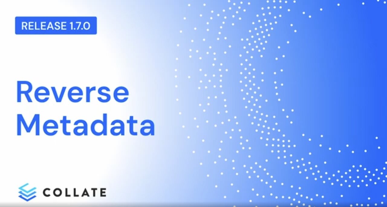 Collate: Activating your Metadata with Reverse Metadata (v1.7)
