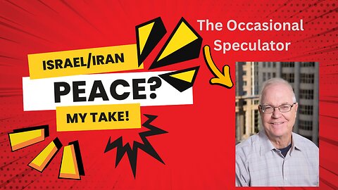 IRAN VS ISRAEL...PEACE AT LAST?