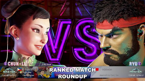 Kuya Kalbo SF6 Ranked Match Roundup. Chun Li Master Rank [Hori Fight Stick]
