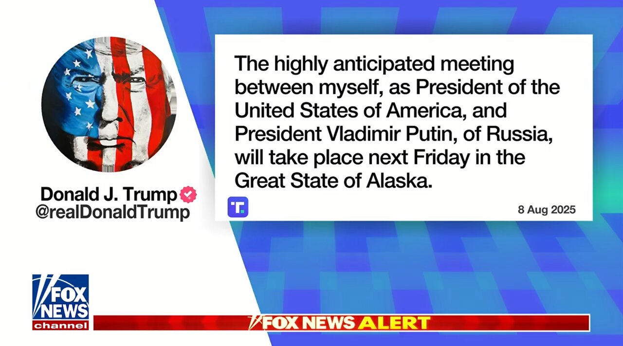 BREAKING: Trump and Putin to meet next Friday in Alaska