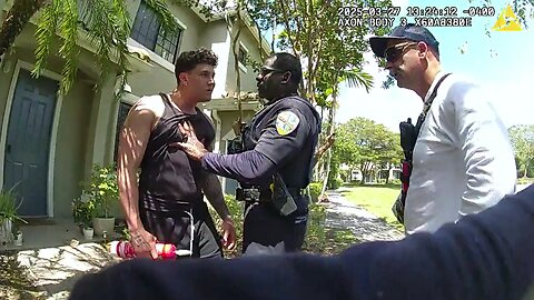 Florida Man on whippets fights with cops