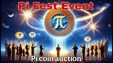 The Great Pi Coin Auction - Live from Pi Fest 2025 #crypto