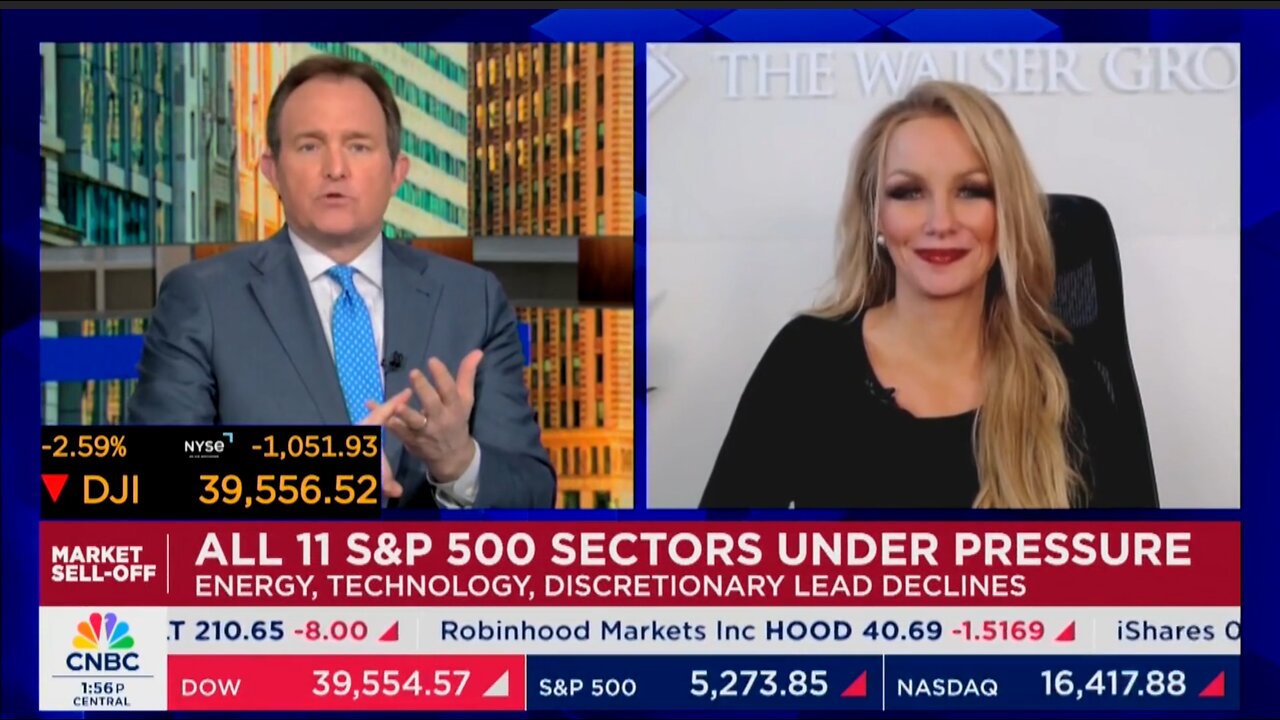 Rebecca Walser Joins CNBC During Stock Turmoil