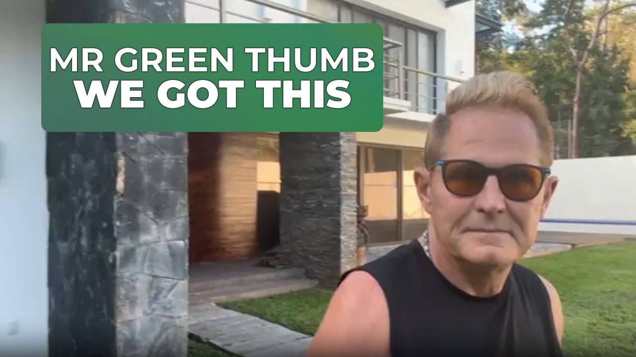 🦁 3 2 1 MR. GREEN THUMB 👍 WE GOT THIS 🦁 🌿