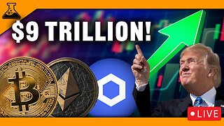 Crypto Alert! Trump's $9Trillion Bitcoin & Altcoin Pump Approved! $Eth $Link $Ondo $Tao $Sol $Inj