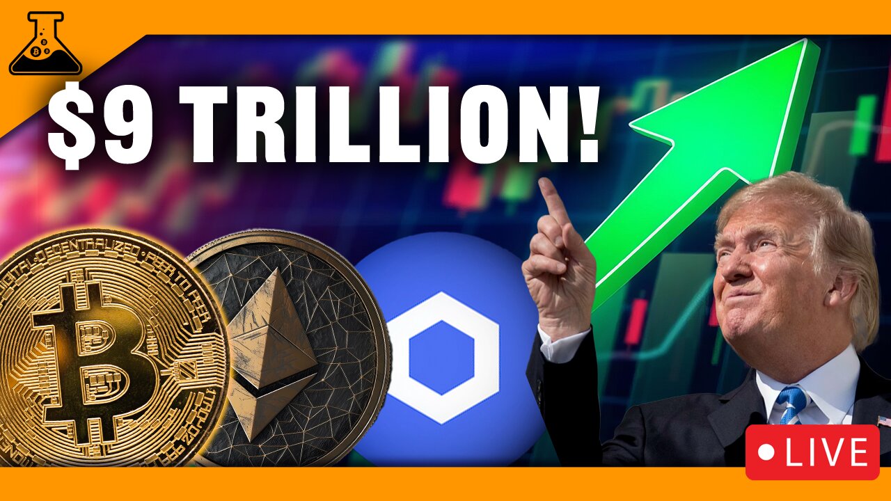 Crypto Alert! Trump's $9Trillion Bitcoin & Altcoin Pump Approved! $Eth $Link $Ondo $Tao $Sol $Inj