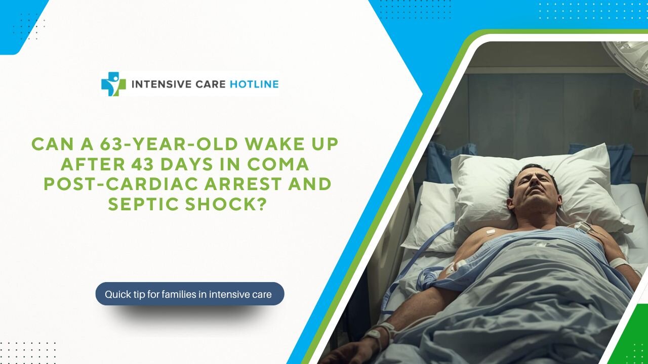 Can a 63-Year-Old Wake Up After 43 Days in Coma Post-Cardiac Arrest and Septic Shock?