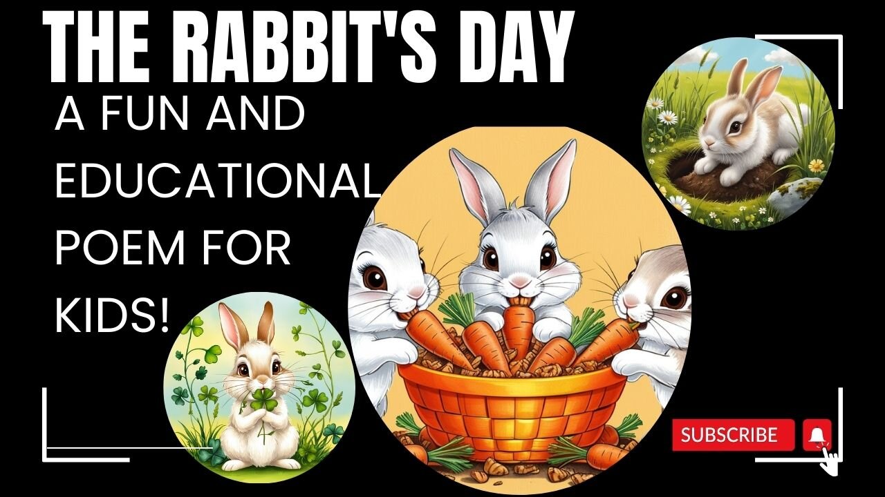 The Rabbit's Day - A Fun and Educational Poem for Kids!