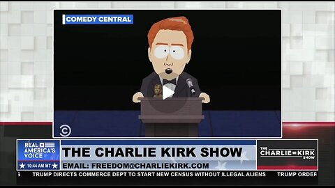 CHARLIE KIRK RESPONDS TO SOUTH PARK SHOUTOUT