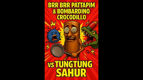 BRR BRR PATTAPIM DAN BOMBARDINO CROCODILLO MENYERANG TUNGTUNG SAHUR