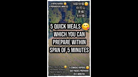 these recipes are perfect for busy foodies. #QuickMeals #FiveMinuteRecipes
