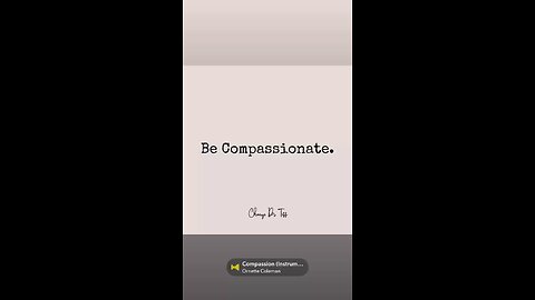 Be kind