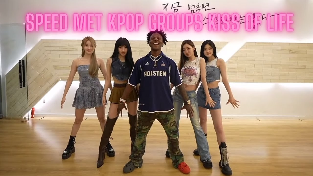 iShowSpeed Meets A Famous K-Pop Group! (Kiss Of Life)