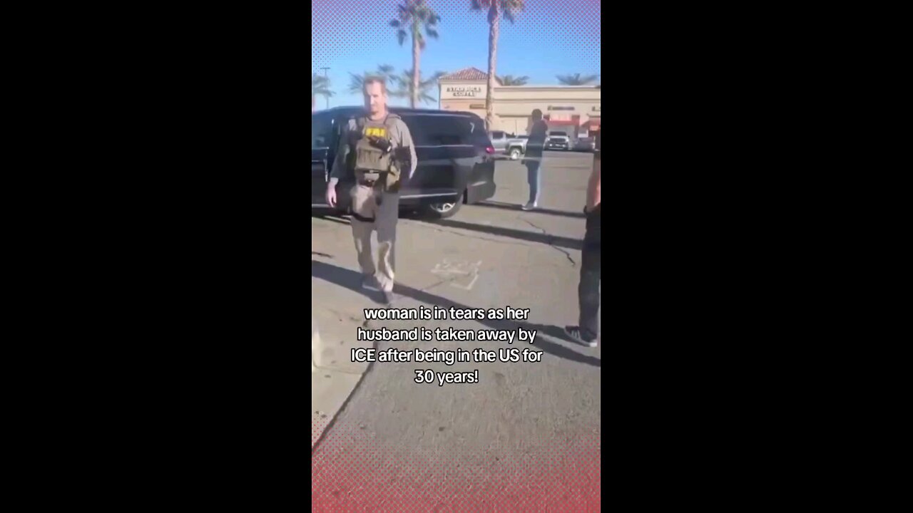 Heartbroken Woman Weeps as Husband of 30 Years Is Detained by ICE for Deportation.