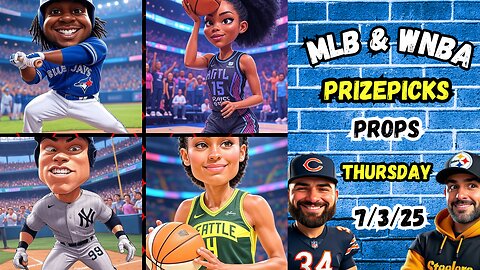 🔥9 HOT MLB PROPS TODAY | 🏀 WNBA PICKS TODAY | PRIZEPICKS | THUR 7/3/25