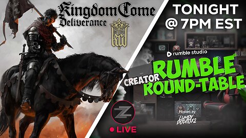 🔴LIVE IN 1440p! - Kingdom Come Deliverance, Then Creator Roundtable @ 7PM EST! - Come Hang Out!