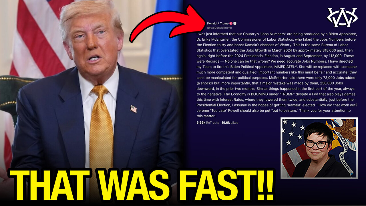Trump FIRES Jobs Reporter and PBS Ends It ALL!!