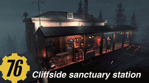 Fallout 76 cliffside sanctuary station camp build