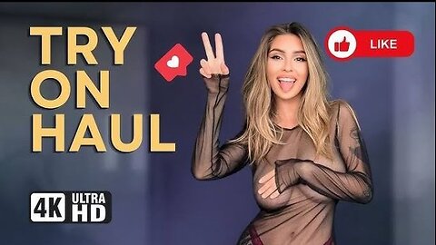 4K Try On Haul 2025 // Transparent No bra See Through // Curve Plus size Ideas Fashion amazon trends