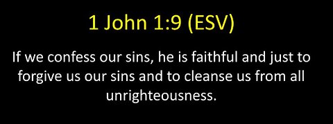 Confession and Forgivenes