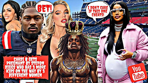 Cardi B Gets Pregnant by Stefon Diggs Who Has 3 More Kids On the Way by 3 Different Women