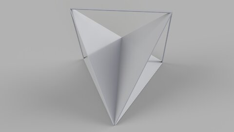 Ultra-Light Arrow-Batwing Kite-Plane Frame (Horizontal Plane Mode)