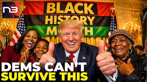 Urgent: Trump Dropped a Number During Black History Month That Democrats Cannot SURVIVE Right Now!